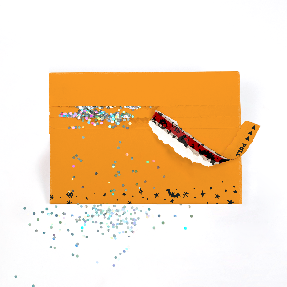 Glitter Trap Halloween Envelope