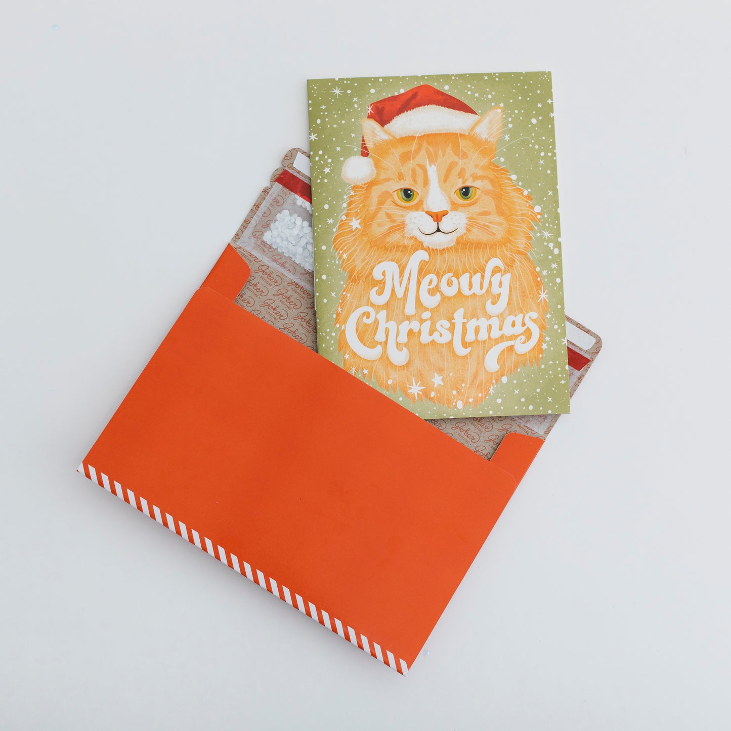 Glitter Trap Holiday Envelope