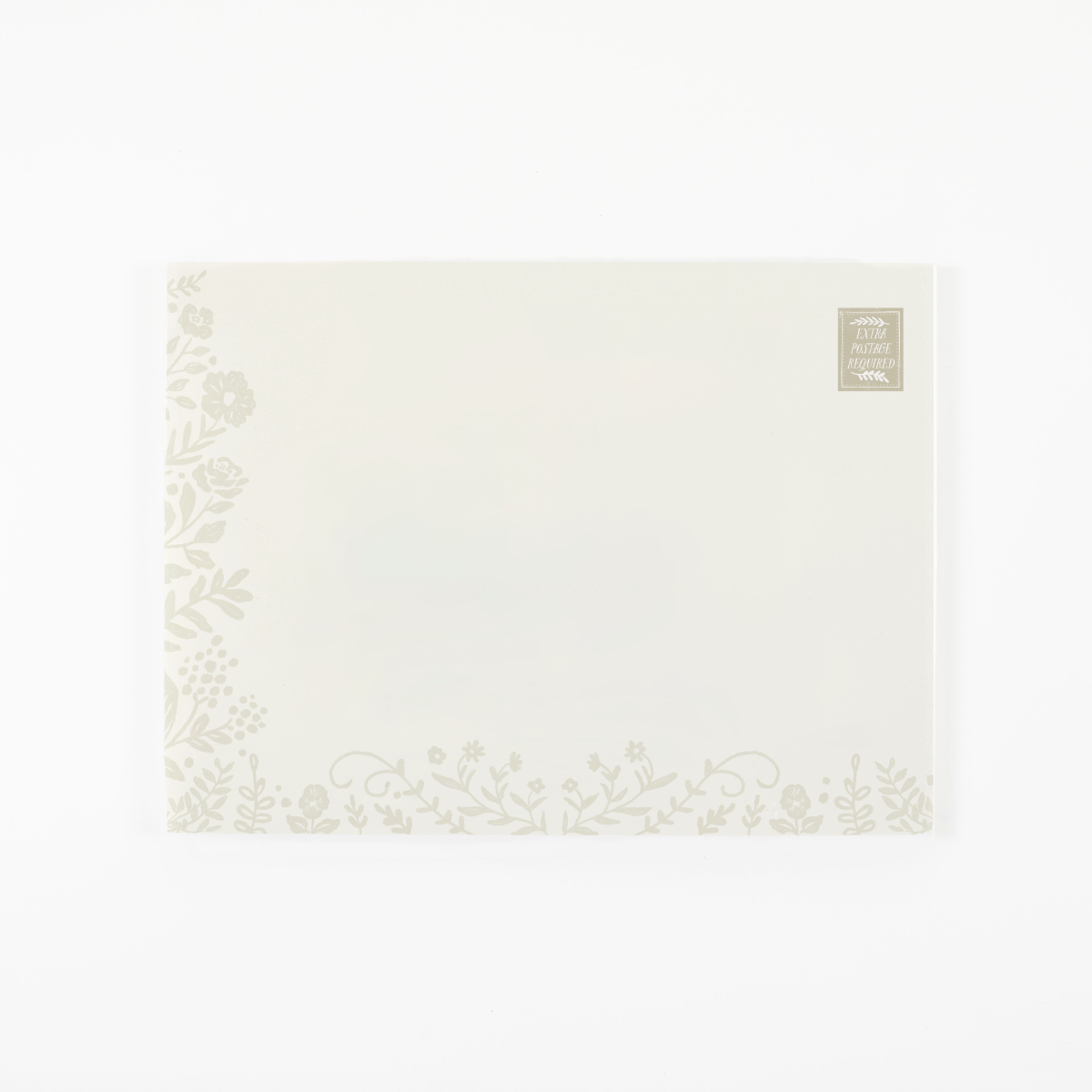 Glitter Trap Floral Envelope